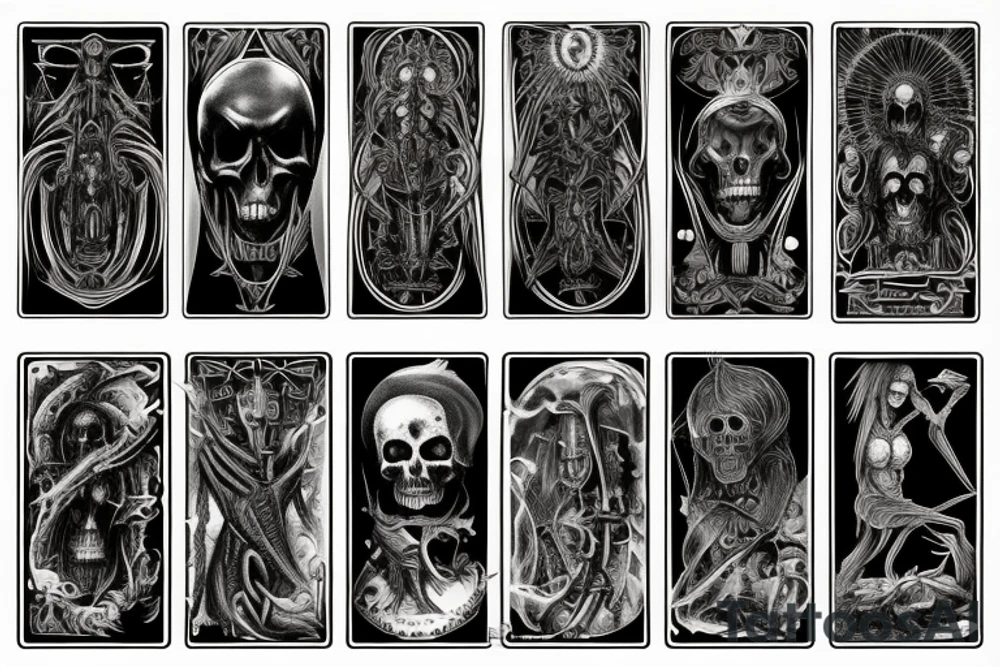 death tarot card tattoo idea