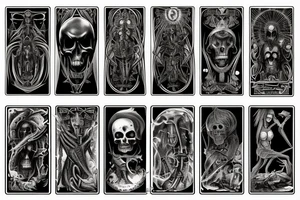 death tarot card tattoo idea