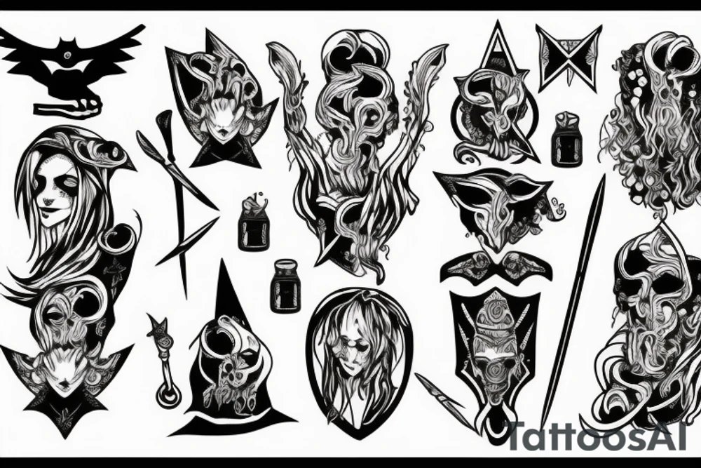 Macbeth witches tattoo idea