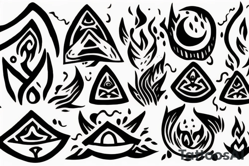 a korok discovering fire for the first time tattoo idea