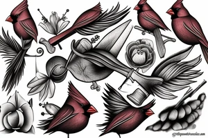 Cardinal tattoo idea