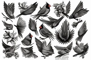 Cardinal tattoo idea