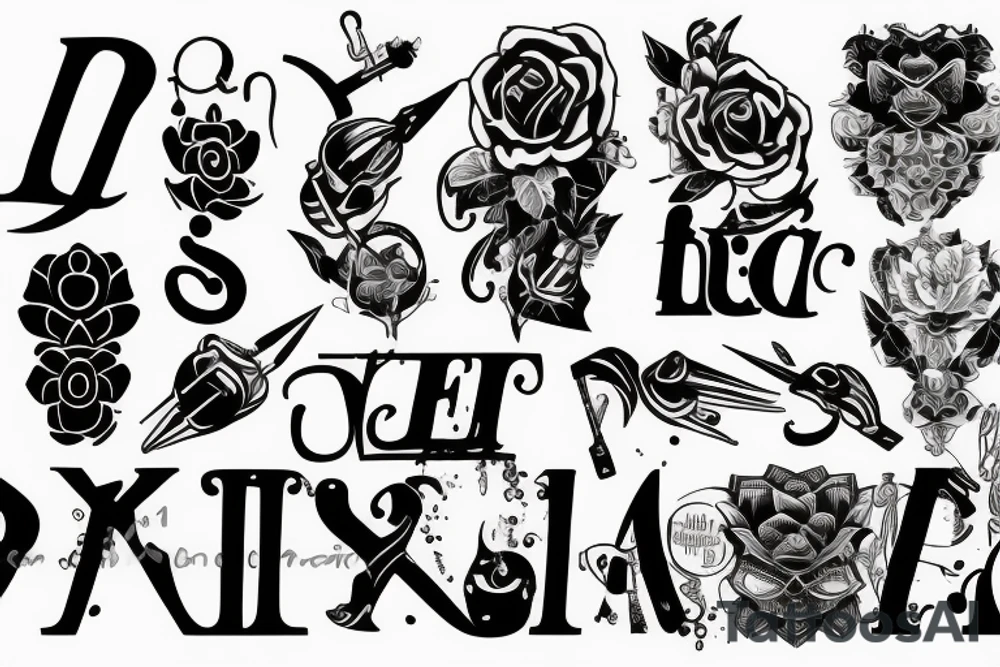 text saying 1% better tattoo idea