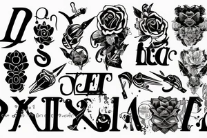 text saying 1% better tattoo idea