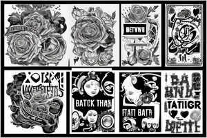 text saying 1% better tattoo idea