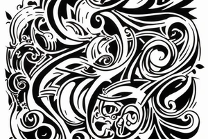 Number 7 tattoo idea