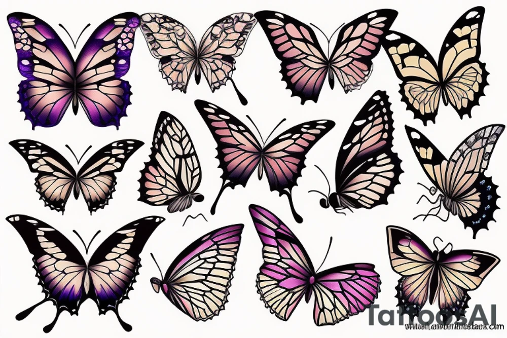 transgender butterfly tattoo idea