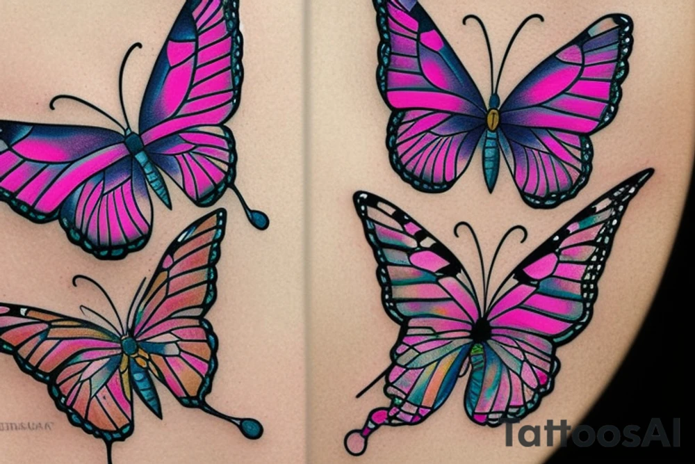 transgender butterfly tattoo idea