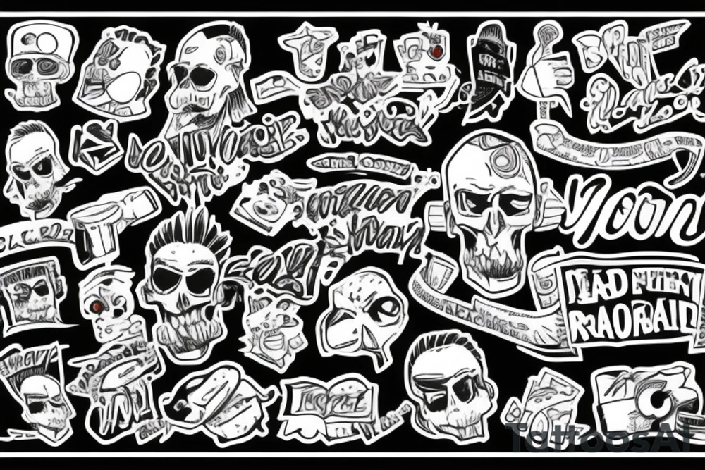 A bored australian man tattoo idea