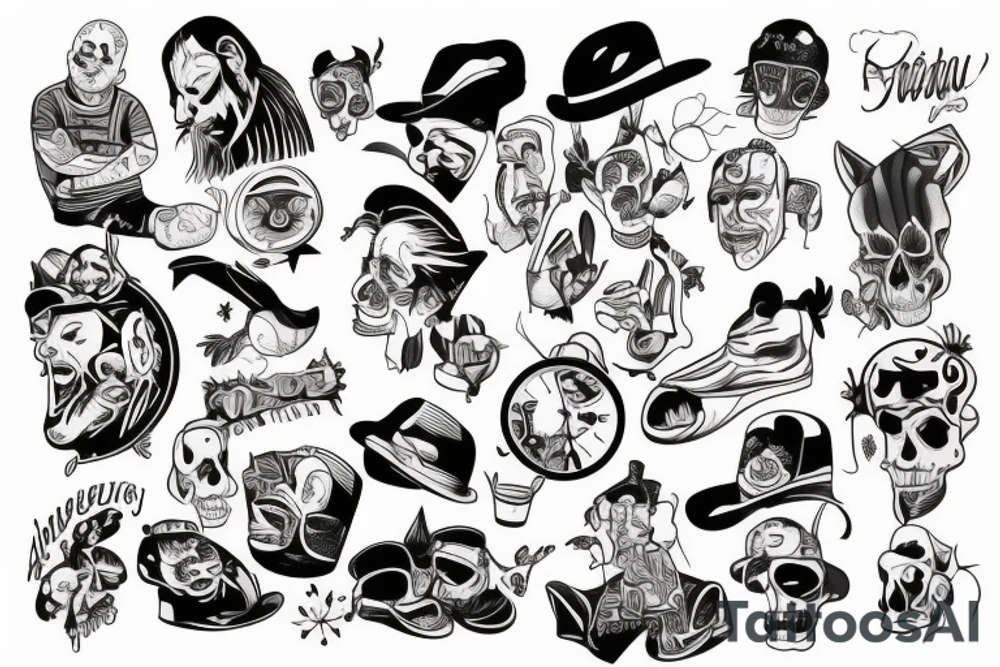 A bored australian man tattoo idea