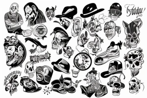 A bored australian man tattoo idea