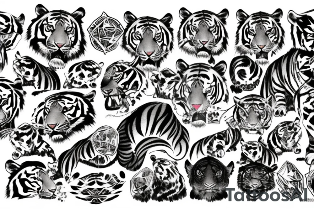 Thank you tiger tattoo idea