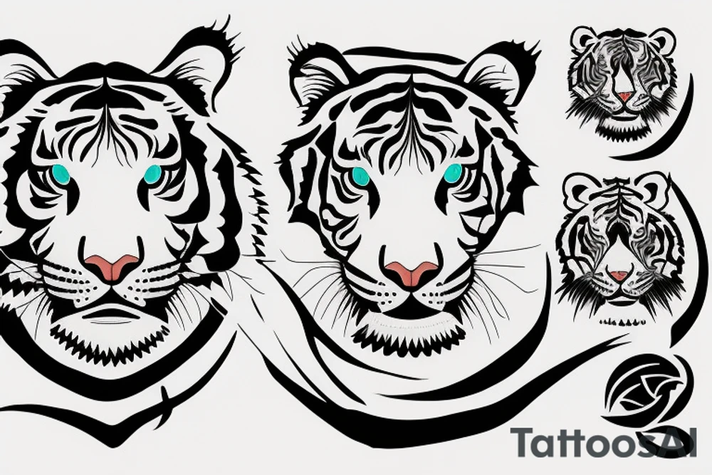 Thank you tiger tattoo idea