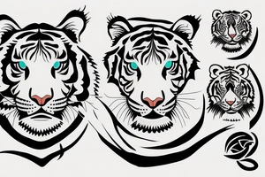 Thank you tiger tattoo idea
