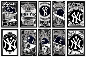 New York Yankees tattoo idea