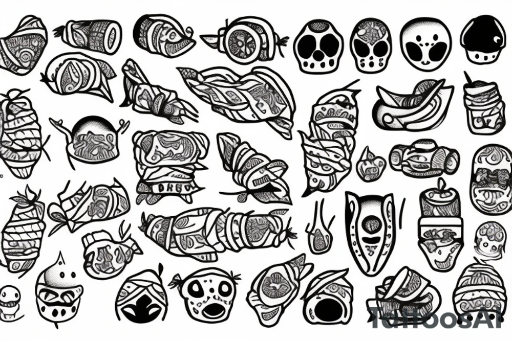 Burrito tattoo idea