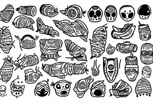 Burrito tattoo idea