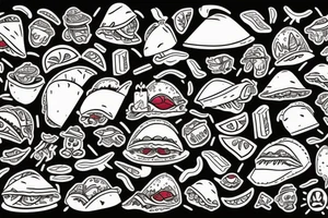 happy taco tattoo idea
