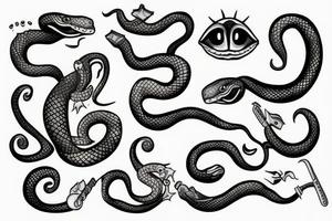 Snake tattoo idea
