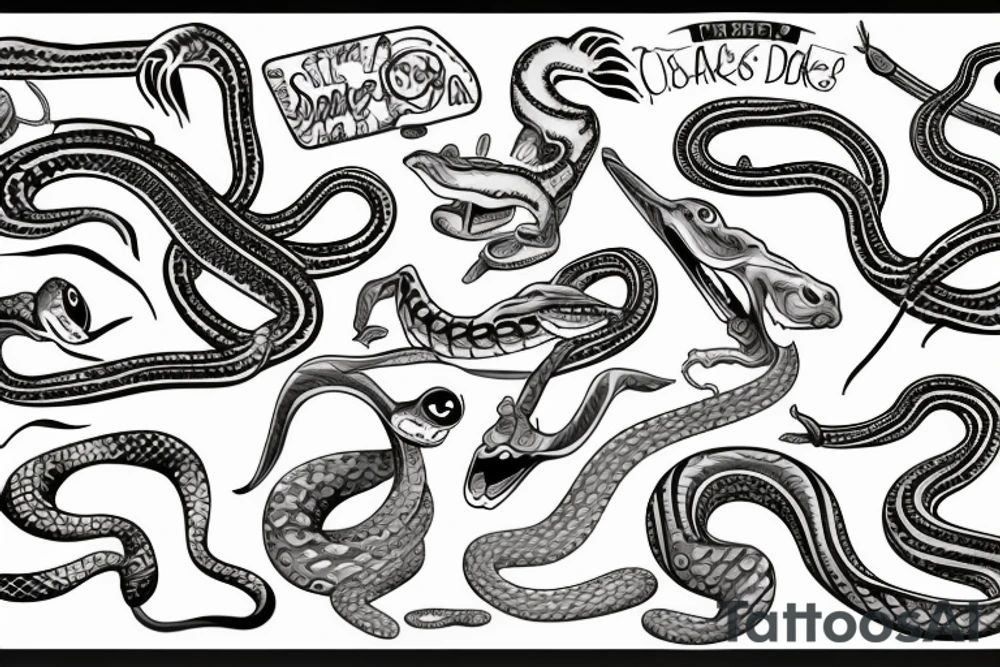 Snake tattoo idea