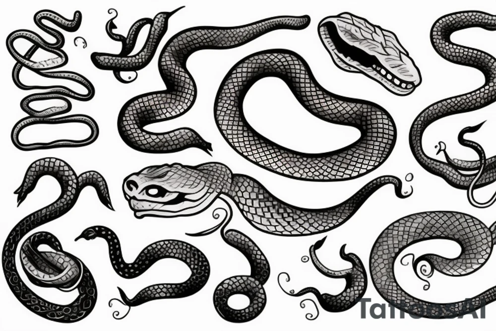 Snake tattoo idea