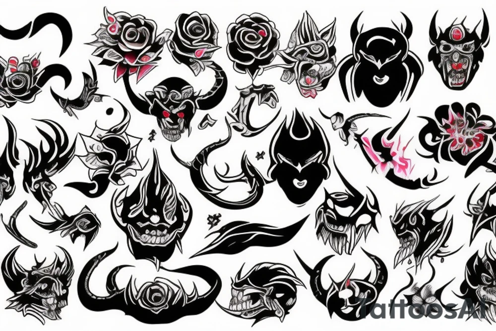 devil tattoo idea