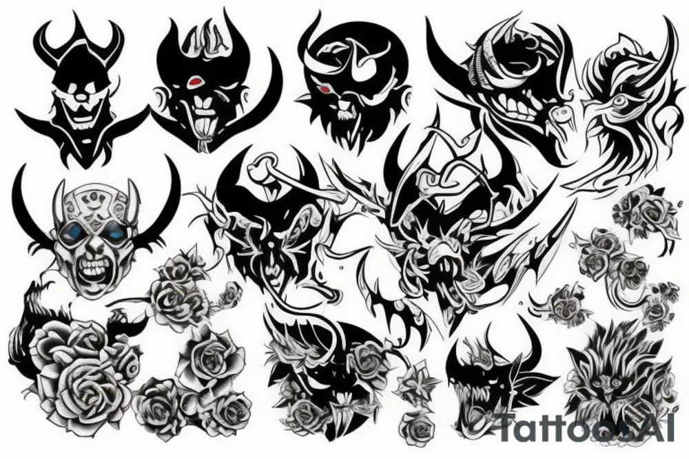 devil tattoo idea