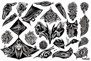 fortibus alis volat illa tattoo idea