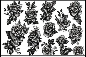 "fortibus alis volat illa" vines tattoo idea