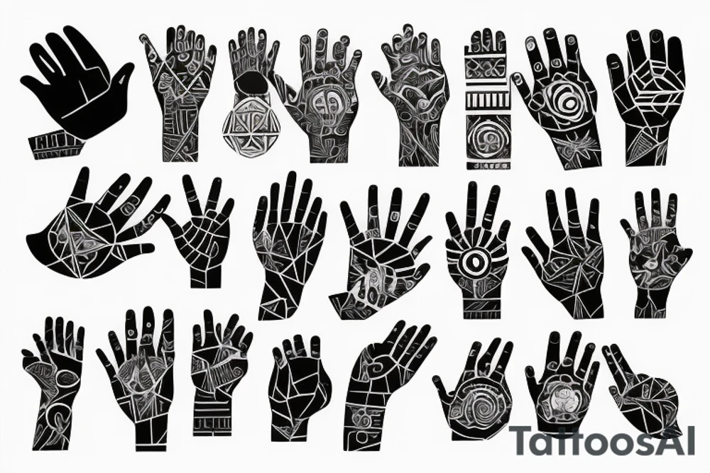 hand showing ok tattoo idea