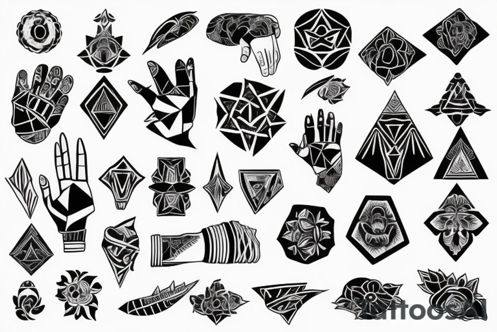 hand showing ok tattoo idea