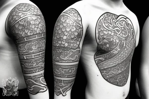 samurai mist tattoo idea