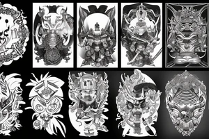 samurai mist tattoo idea