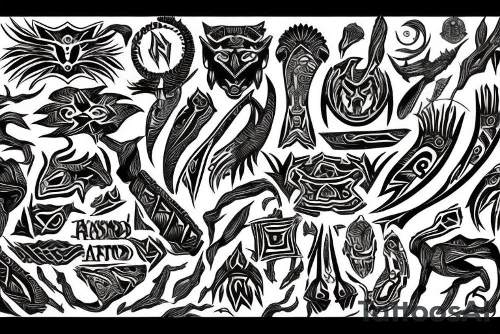 Yggrassil tattoo idea