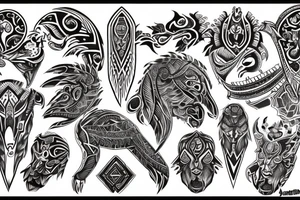 Yggrassil tattoo idea