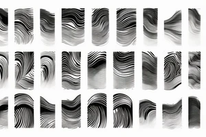 sound wave tattoo idea
