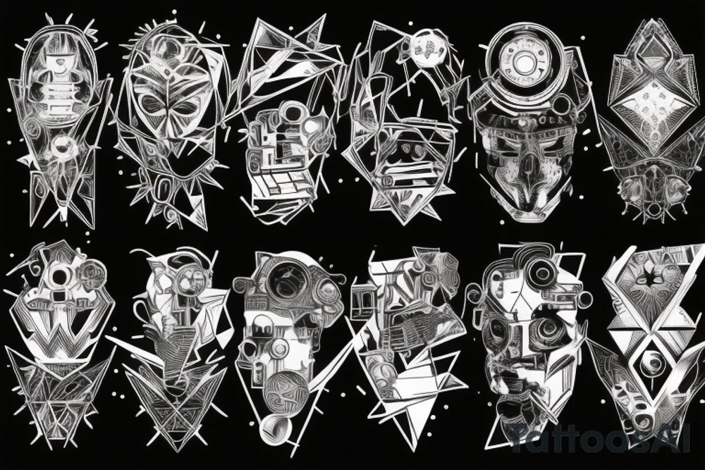 cyberpunk tattoo idea