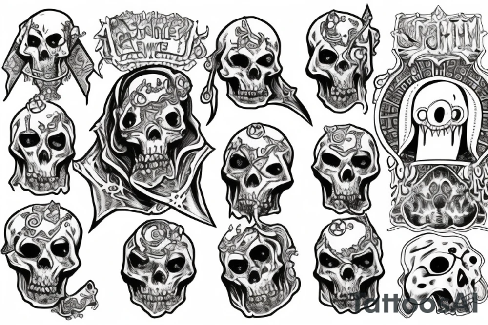 The Lich from Adventure Time tattoo idea