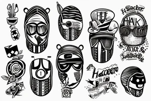 hacker tattoo idea