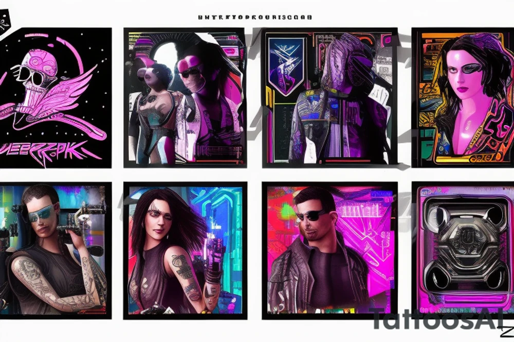 Cyberpunk 2077 tattoo idea