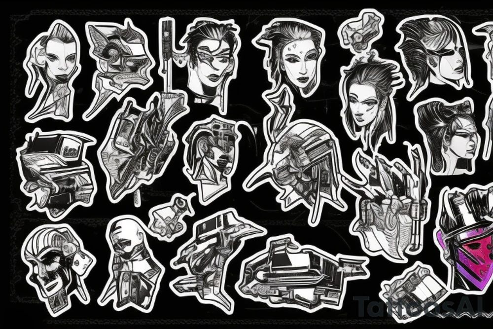 Cyberpunk 2077 tattoo idea