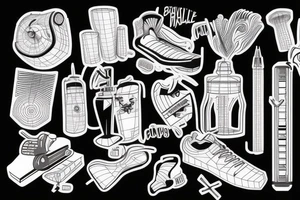 Treadmill tattoo idea