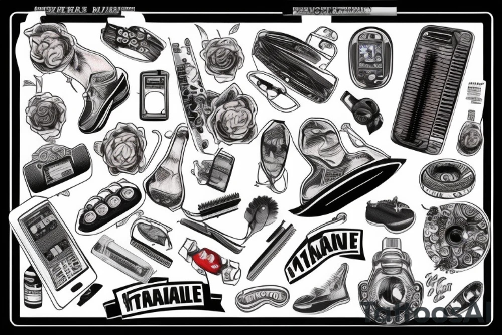 Treadmill tattoo idea