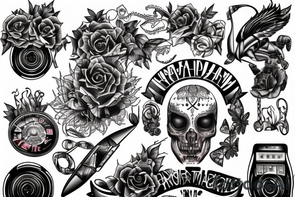 Treadmill tattoo idea