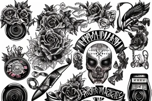 Treadmill tattoo idea