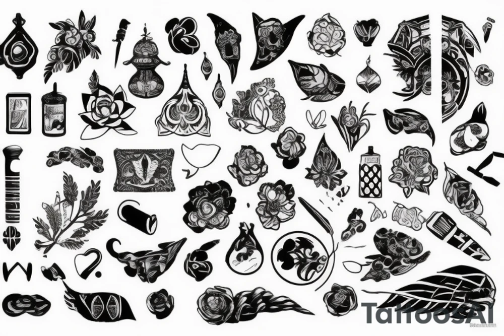 дракон tattoo idea