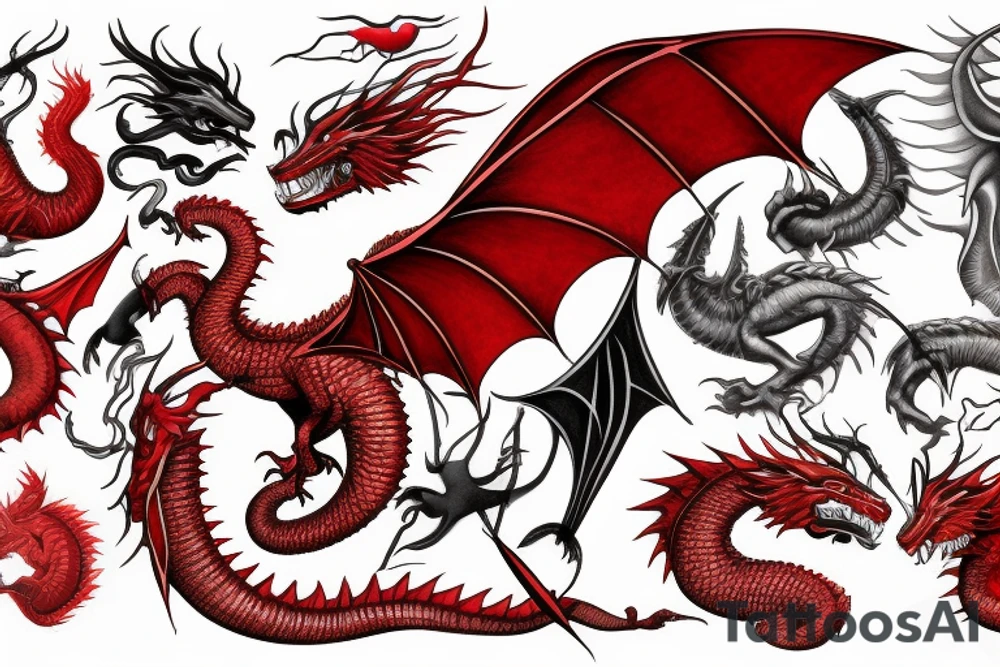 red dragon tattoo idea