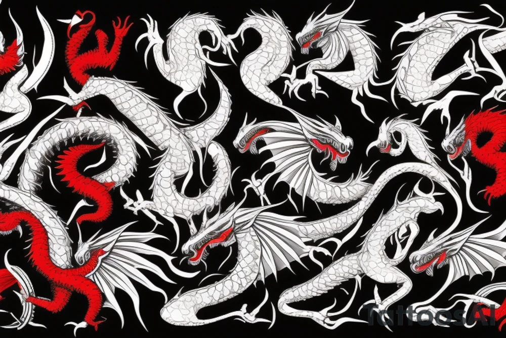 red dragon tattoo idea