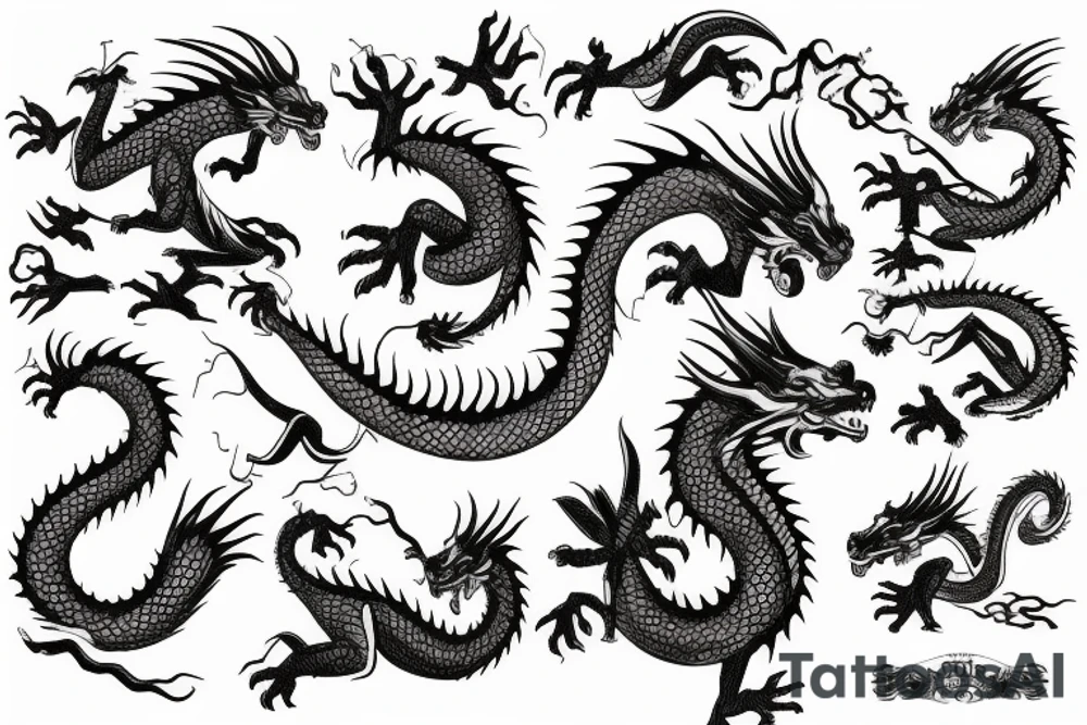 dragon tattoo idea