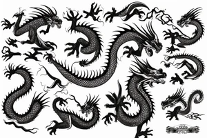 dragon tattoo idea